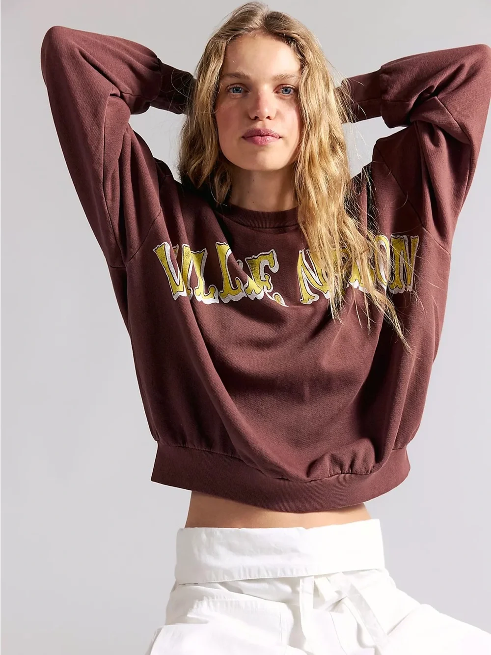NWT Daydreamer Willie Nelson Pullover Sweatshirt Free People - Picture 4 of 7